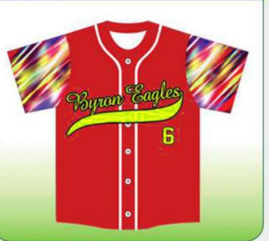 Full Button Baseball Jerseys 12 — customization example from the catalog